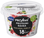 Valio PROfeel proteiinirahka 175g puolukka-vanilja, laktoositon