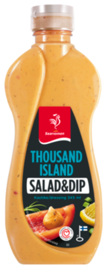 Saarioinen Thousand Island -salaatti- ja dippikastike 345 ml