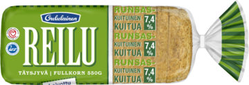 Oululainen Reilu Täysjyvä 550 g täysjyväleipä