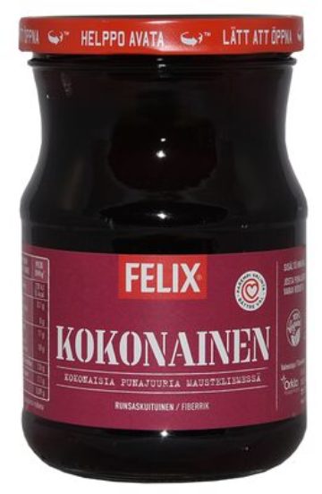 Felix 570/380g kokonaisia punajuuria mausteliemessä