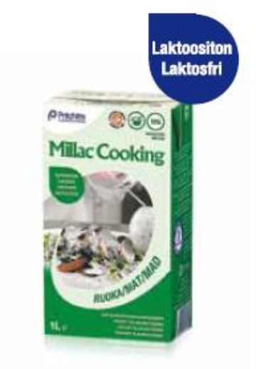 Millac Cooking/ Ruoka 15%, UHT, 1litra, laktoositon