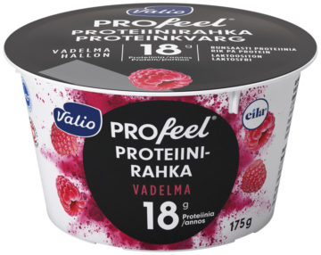 Valio PROfeel® proteiinirahka 175 g vadelma laktoositon
