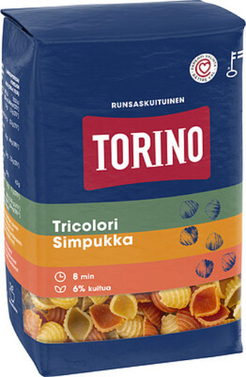 Torino Tricolori Simpukka Pasta