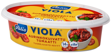 Valio Viola® kevyt 200 g aurinkokuivattu tomaatti tuorejuusto laktoositon