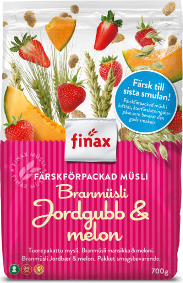 Finax Branmüsli Mansikka & Meloni 650 g