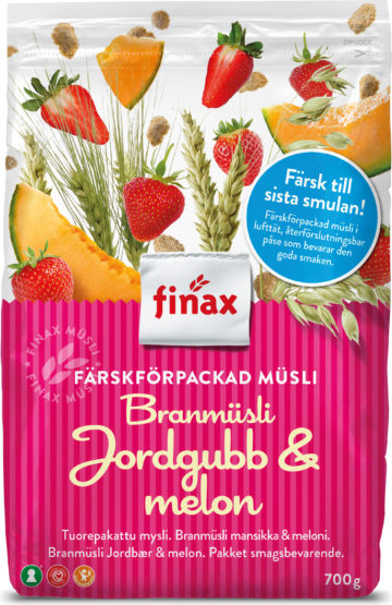 Finax Branmüsli Mansikka & Meloni 650 g